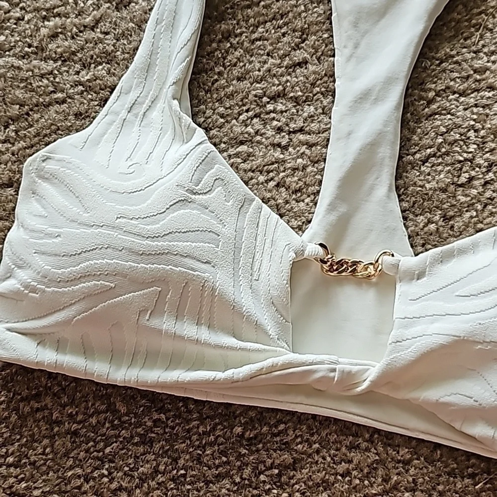 L Space Jaylo Bikini Top Cream Small Wild Side